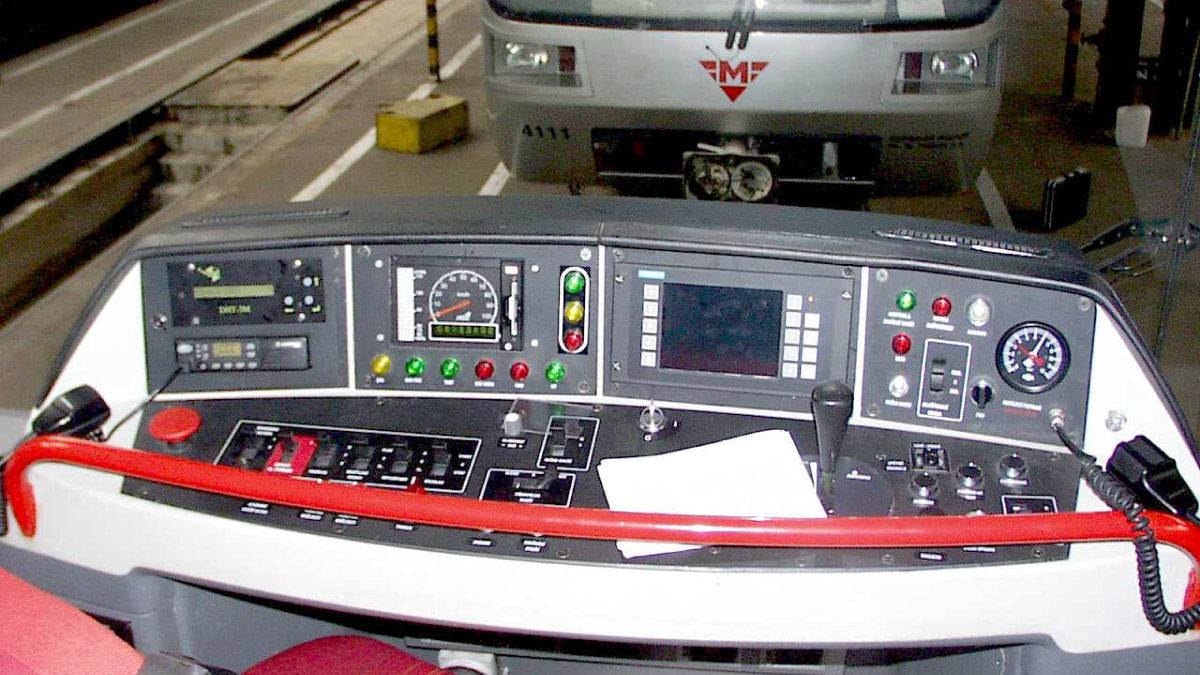 Řídicí panel metra