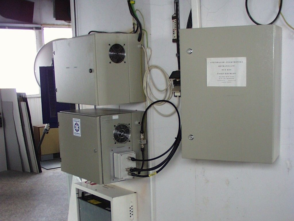 Retlansační stanice na TV vysílači Kleť